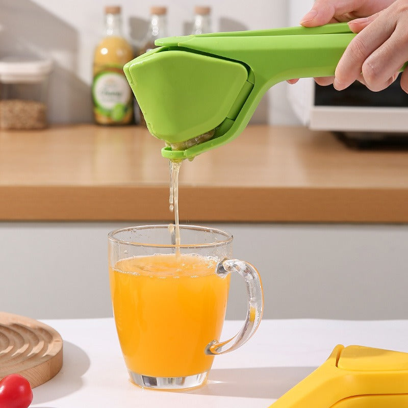Manual lemon juicer, foldable and portable, orange juicer clip, hand-pressed pressing tool, lemon hand press