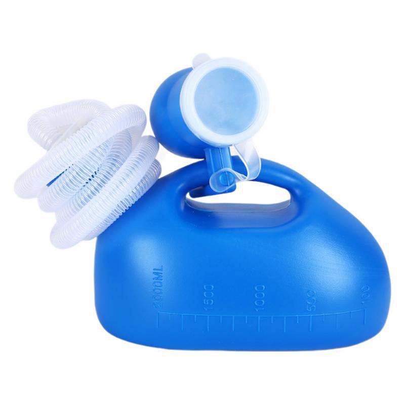 Urinal/Bed Pot for Men, Women, Elderly, and Children, with Lid, Tube, Odor-Proof, Thickened, Emergency Large Capacity