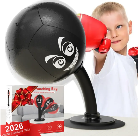 Boxing speed ball, tabletop stress ball, home use, children's and adults' stress relief device, reaction training equipment